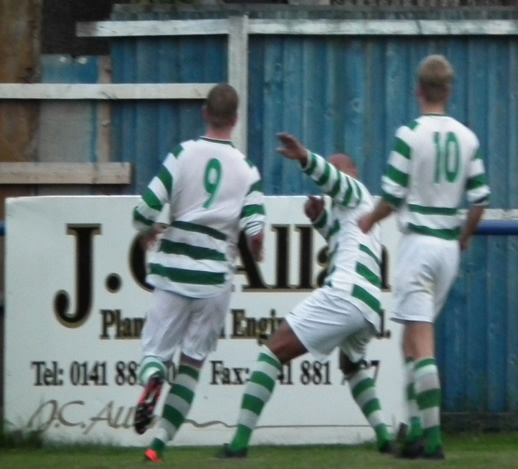 Mackie Celebrates Winner